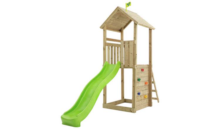 TP Skywood Wooden Climbing Frame and Slide