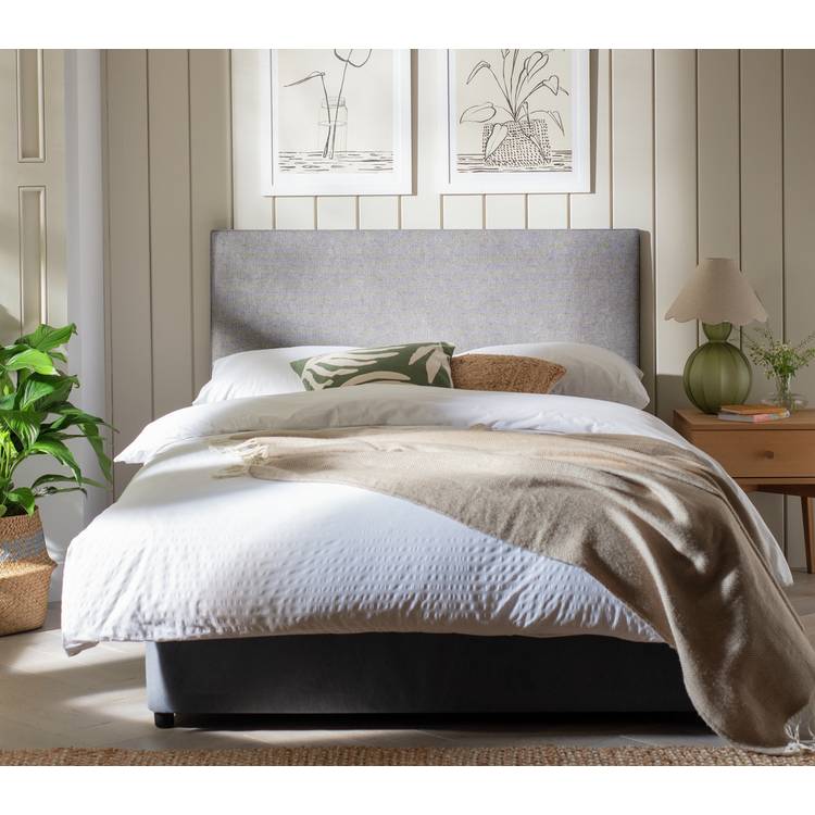 Argos Home Elmdon Fabric Single Headboard - Grey 0