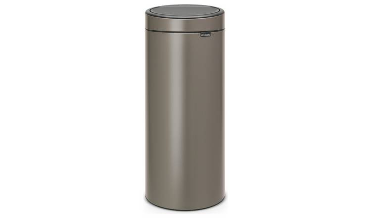 Brabantia 30 Litre Touch Top Waste Bin - Dark Grey