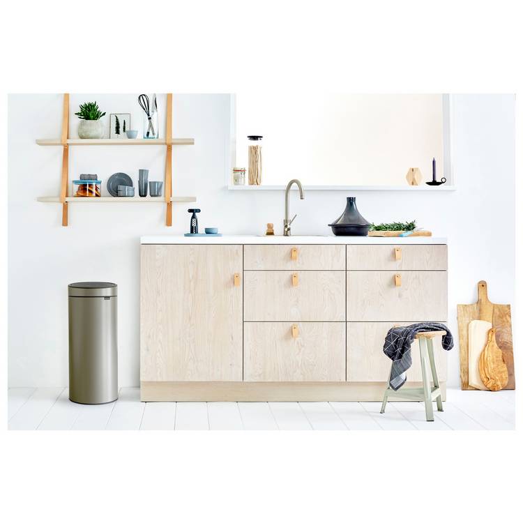 Brabantia 30L Touch Bin - Platinum 0