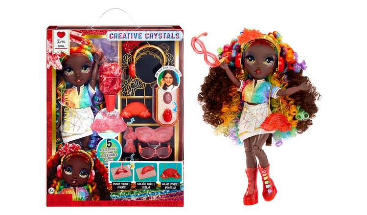 Rainbow High Creative Crystals Iris Bow Fashion Doll Playset