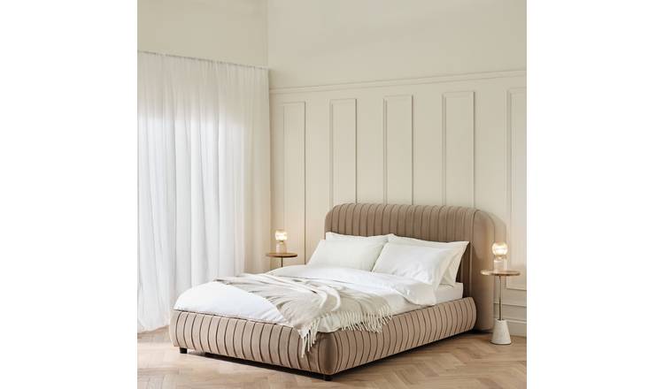 Habitat Beatrix Kingsize End Lift Ottoman Bed - Mink