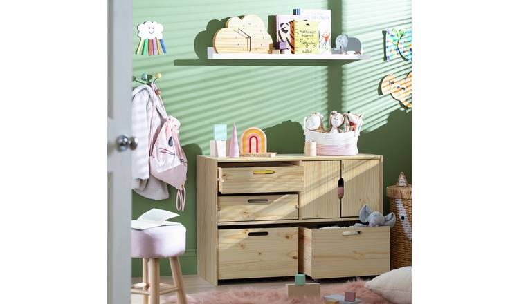 Habitat Kids Rico Double Storage Unit - Pine