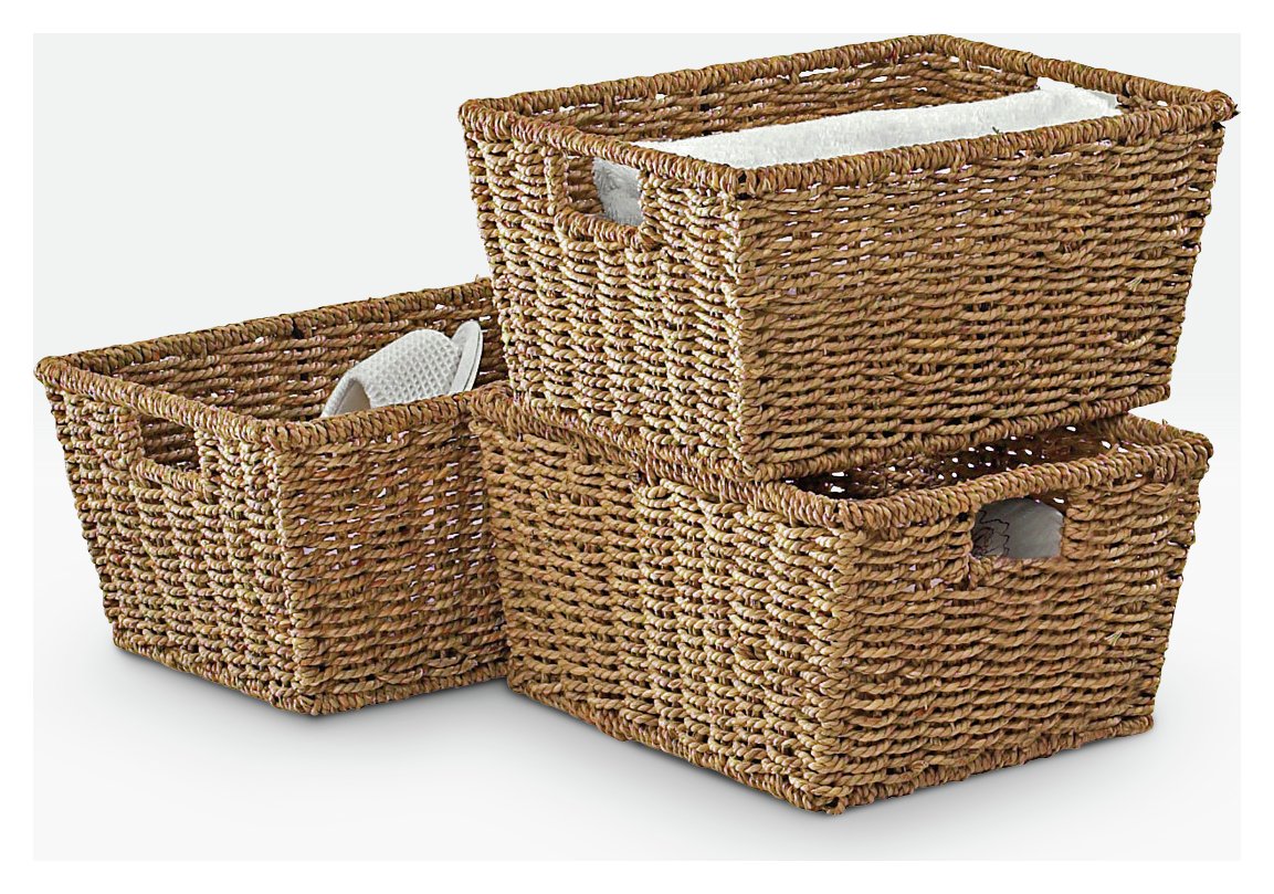 Argos Home Set of 3 Seagrass Storage Baskets Review