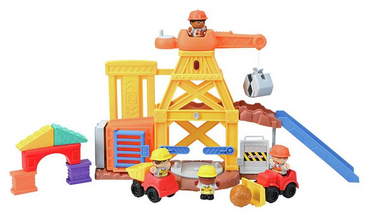 Chad Valley Construction 16 Piece Playset