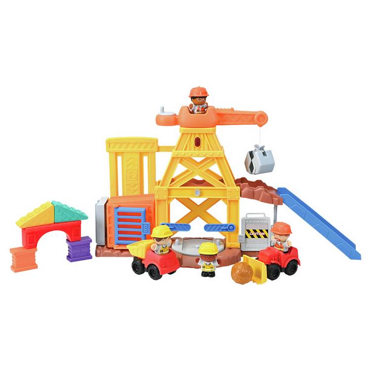 Chad Valley Construction 16 Piece Playset 0