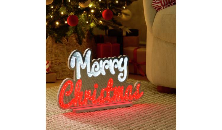 Argos Home Merry Christmas Tunnel Light Table Decoration