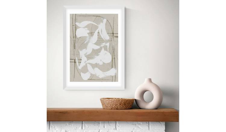 East End Prints 19 White Frame Art Print - A3