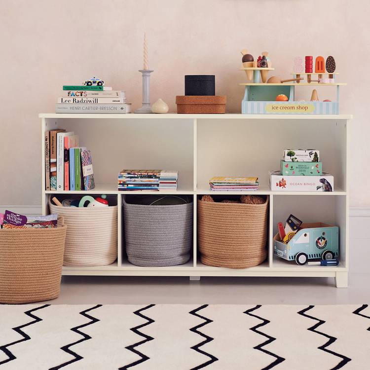 Great Little Trading Company Blake Long Storage Shelf - Oat 0