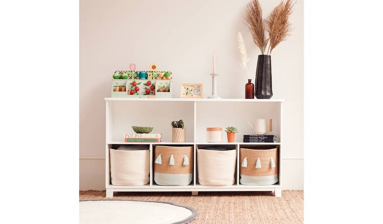 Great Little Trading Company Blake Long Storage Shelf -White
