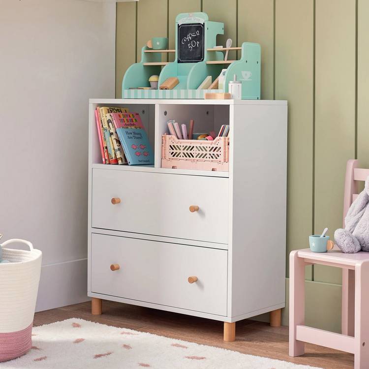 Great Little Trading Company Bloomsbury 2 Drawer Chest-White 0