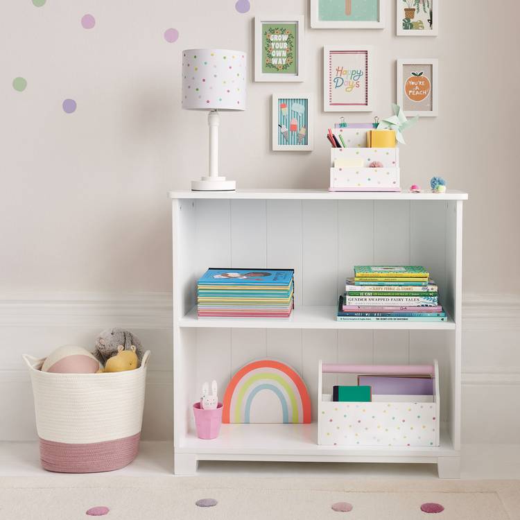 Great Little Trading Company Crompton Low Bookcase - White 0