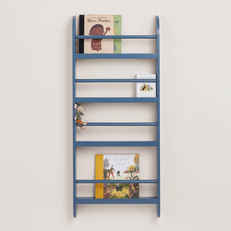 Great Little Trading Company Greenaway Narrow Bookcase -Blue 0