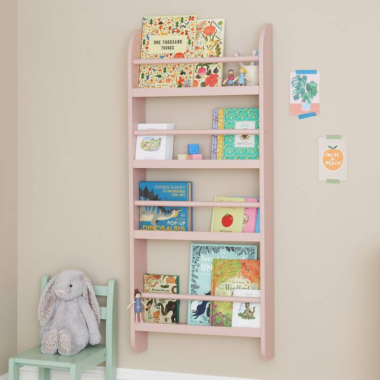 Great Little Trading Company Greenaway Narrow Bookcase -Pink 0