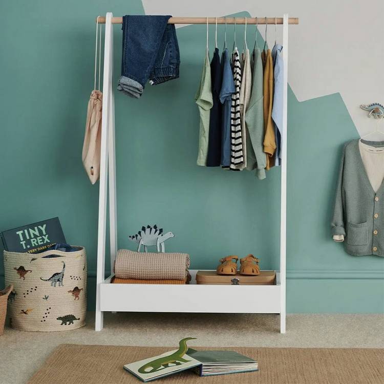 Great Little Trading Company Happy Days Dressing Rail -White 0