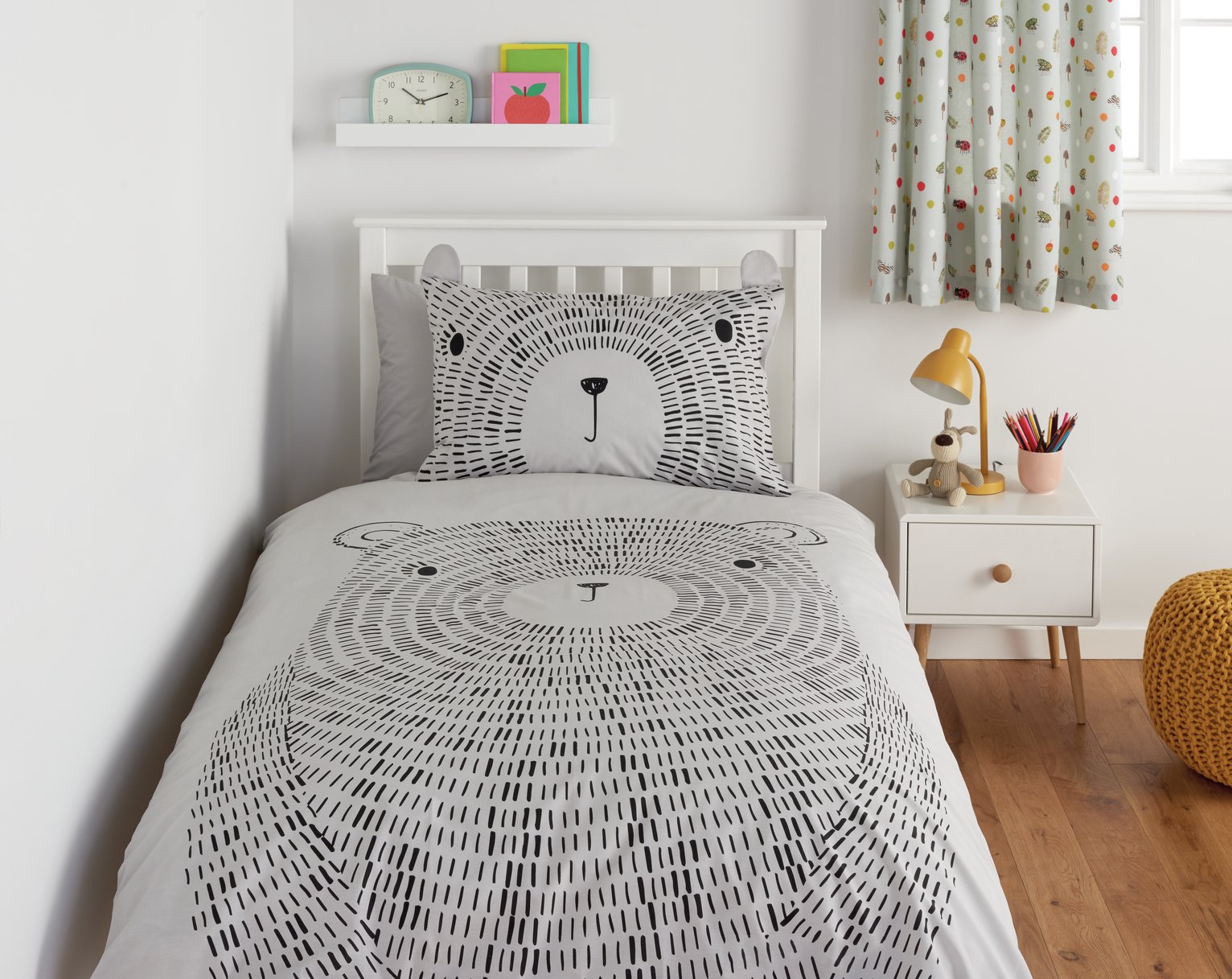 argos teddy bear bedding