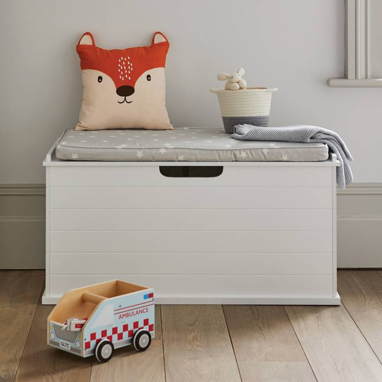 Great Little Trading Company Large Storage Chest - White 0