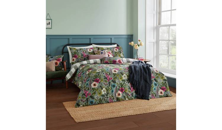 Wylder Hidcote Manor Green Bedding Set - Double