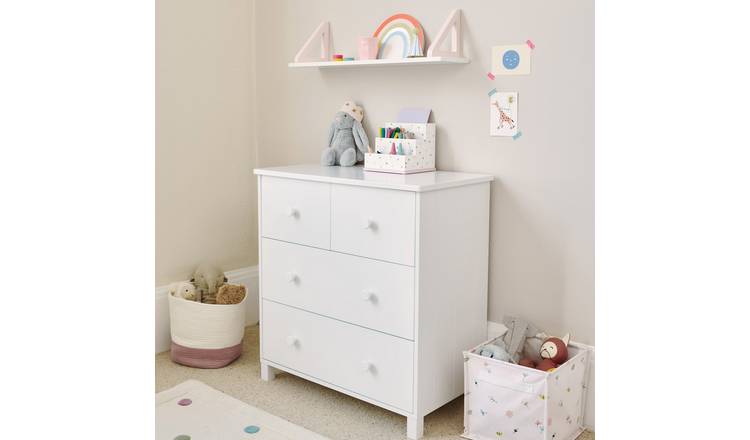 Great Little Trading Company Lulworth 4 Drawer Chest - White