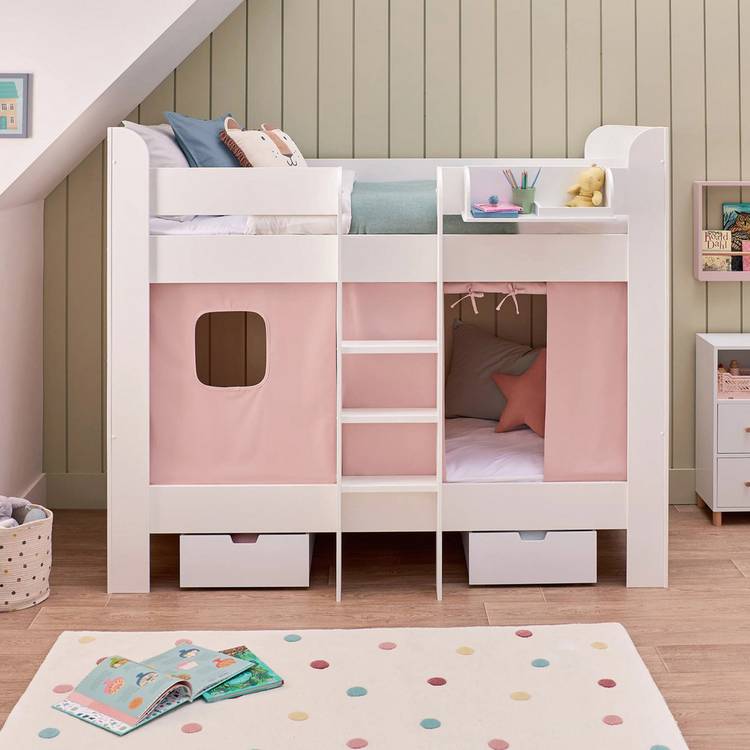 Great Little Trading Company Paddington Bunk Bed - Pink 0