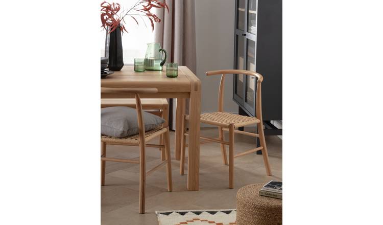 Habitat Scottie Single Dining Chair - Natural