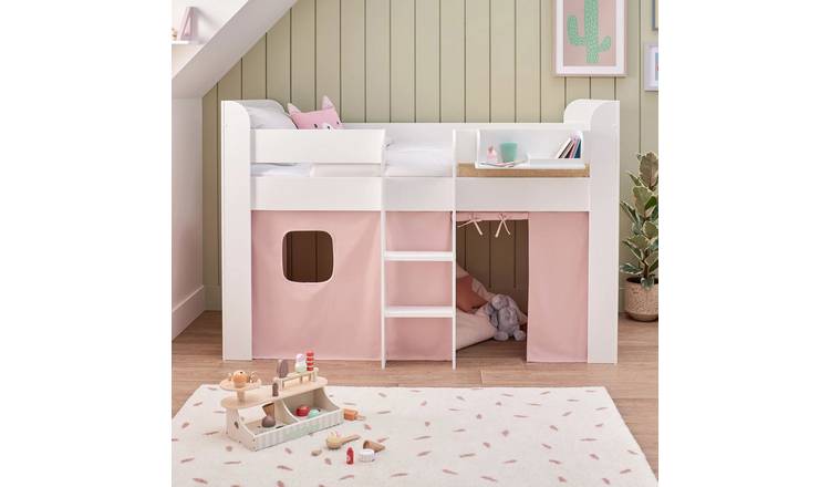 Great Little Trading Company Paddington Midsleeper Bed -Pink