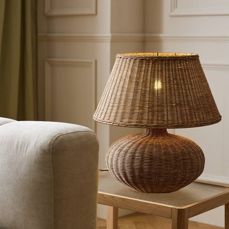 Habitat XL Wicker Table Lamp - Natural 0