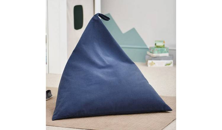 Great Little Trading Company Plain Bean Bag - Midnight Blue