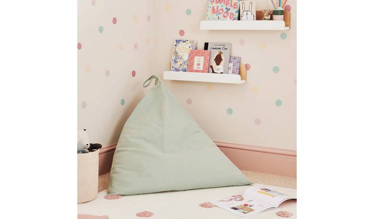 Great Little Trading Company Plain Bean Bag - Mint Green