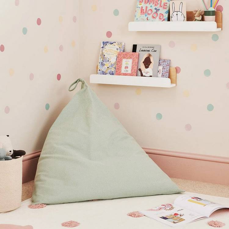 Great Little Trading Company Plain Bean Bag - Mint Green 0