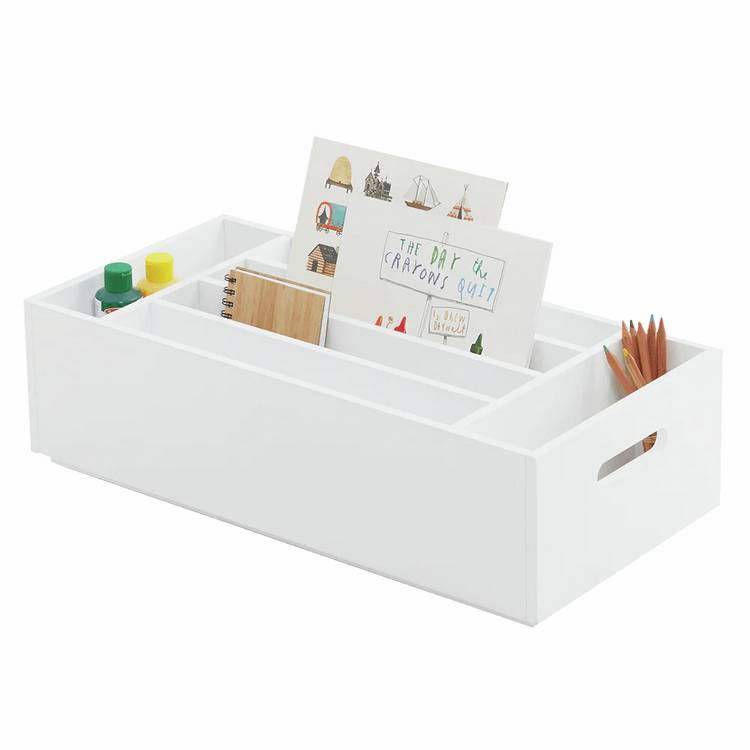Great Little Trading Company Rackham Storage Tray - White 0