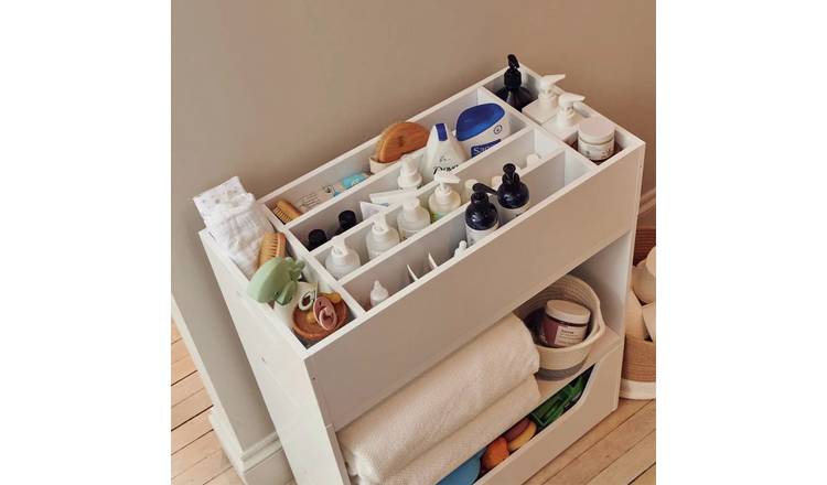 Great Little Trading Company Rackham Storage Tray - White