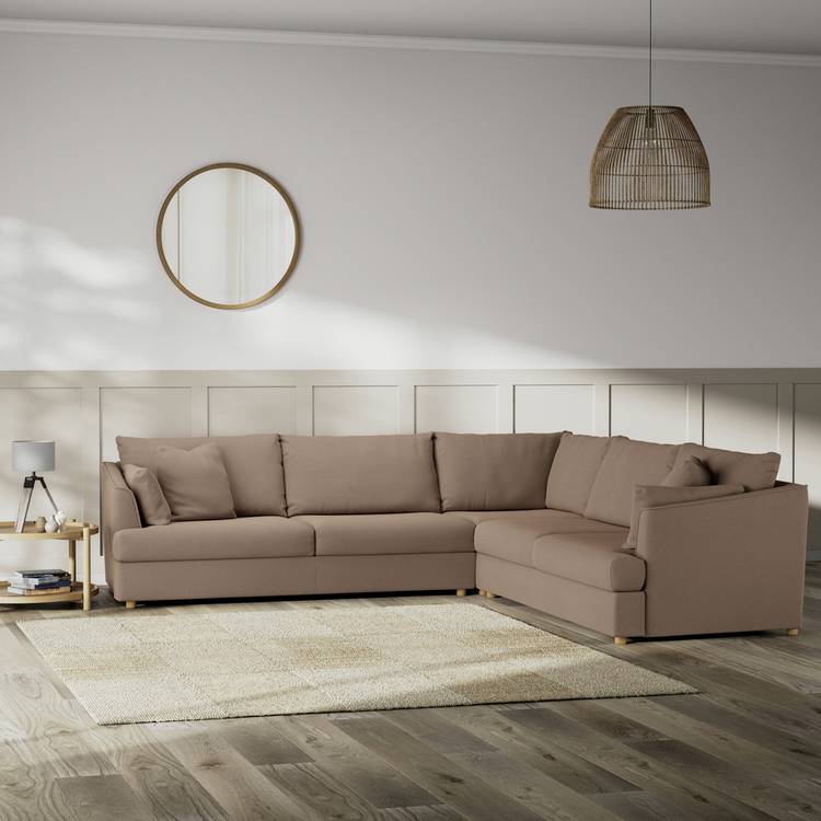 Habitat Holmfirth Reversible Corner Sofa - Biscuit 0