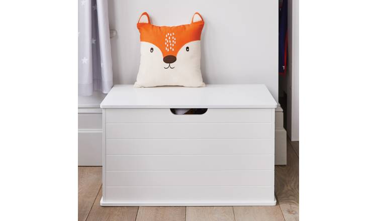 Great Little Trading Company Classic Small Toy Box - White