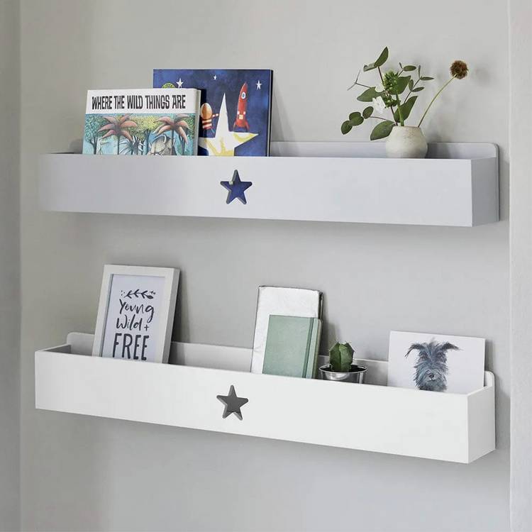 Great Little Trading Company Star Book Ledge - White 0