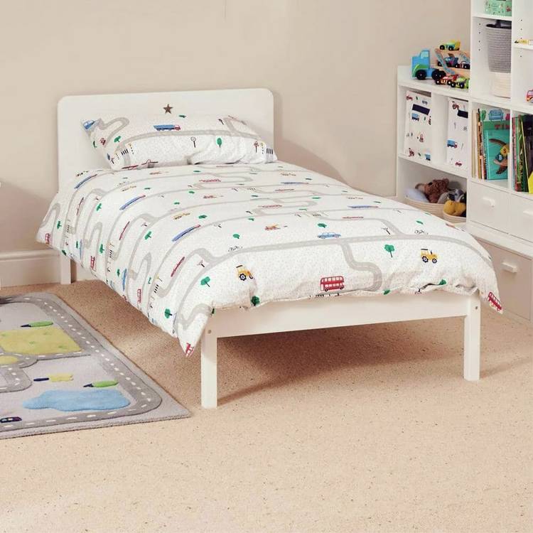 Great Little Trading Company Star Bright Single Bed - White 0