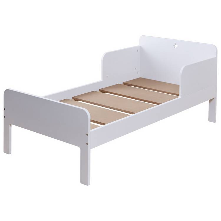 Great Little Trading Company Star Bright Toddler Bed - White 0