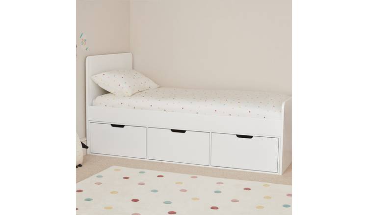 Great Little Trading Company Stowaway 3 Drawer Bed - White