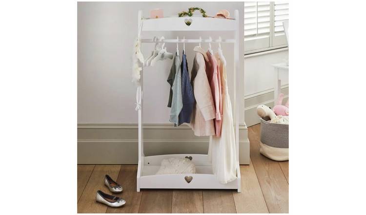 Great Little Trading Company Sweetheart Dressing Rail -White