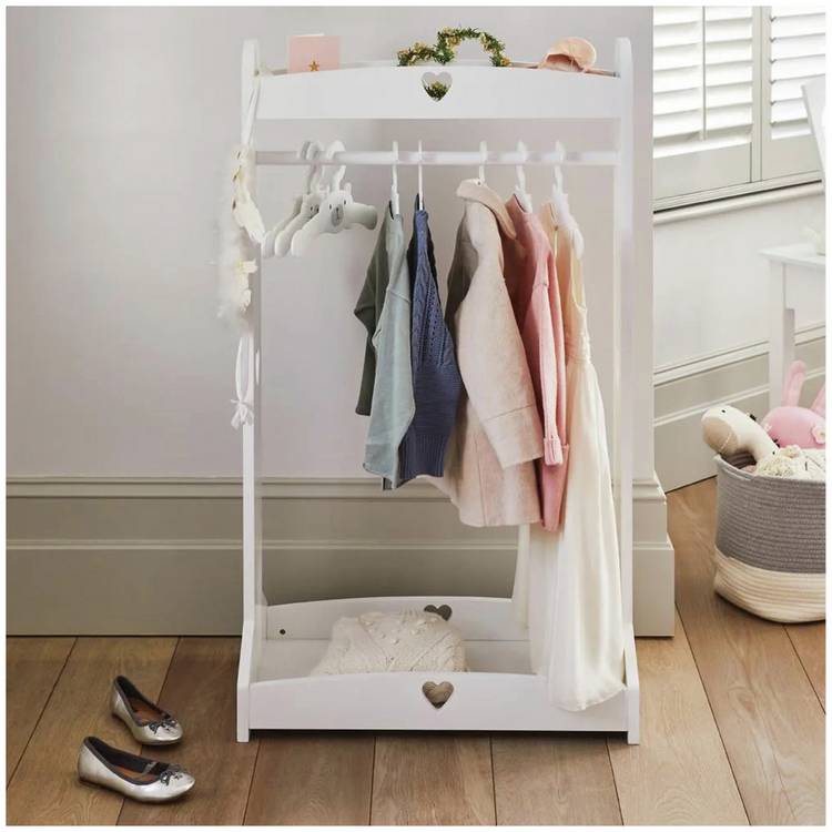 Great Little Trading Company Sweetheart Dressing Rail -White 0