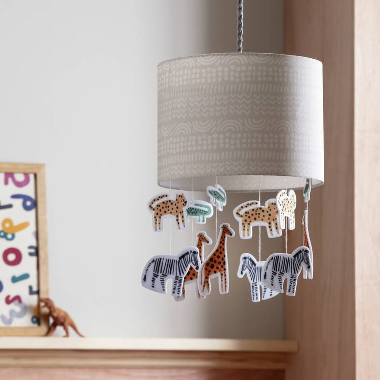 Habitat Jungle with Hanging Animals Easy Fit Lampshade- 25cm 0