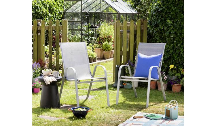 High back garden chair best sale cushions argos