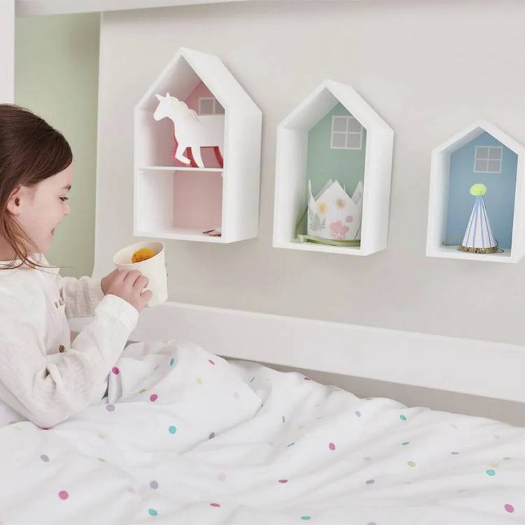 Great Little Trading Company Townhouse Wall Shelfs - Pastels 0