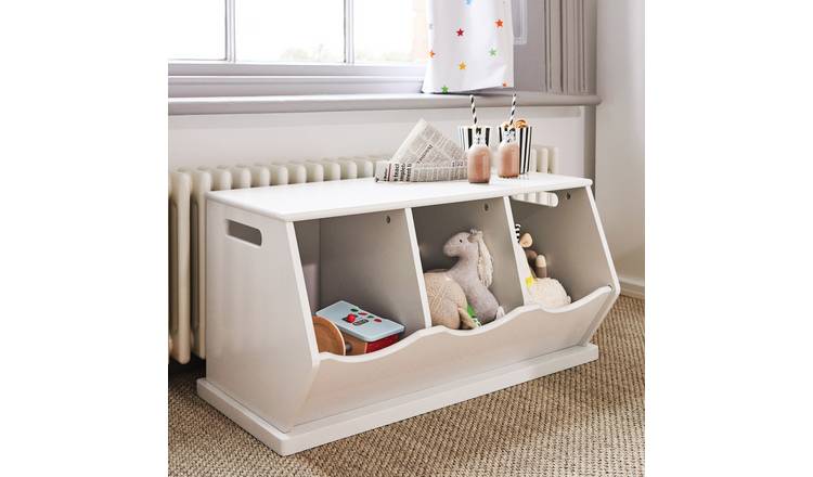 Great Little Trading Company Triple Storage Trunk - White
