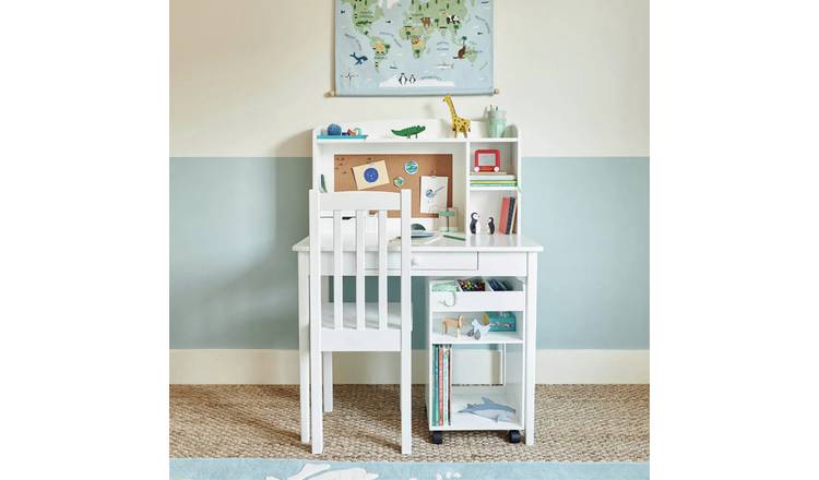 Great Little Trading Company Storage Under Desk - White