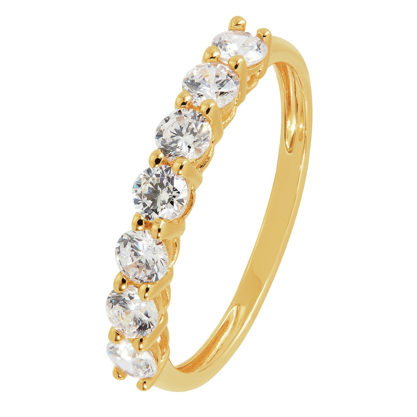 Revere 9ct Gold Claw Set Cubic Zirconia Eternity Ring Review