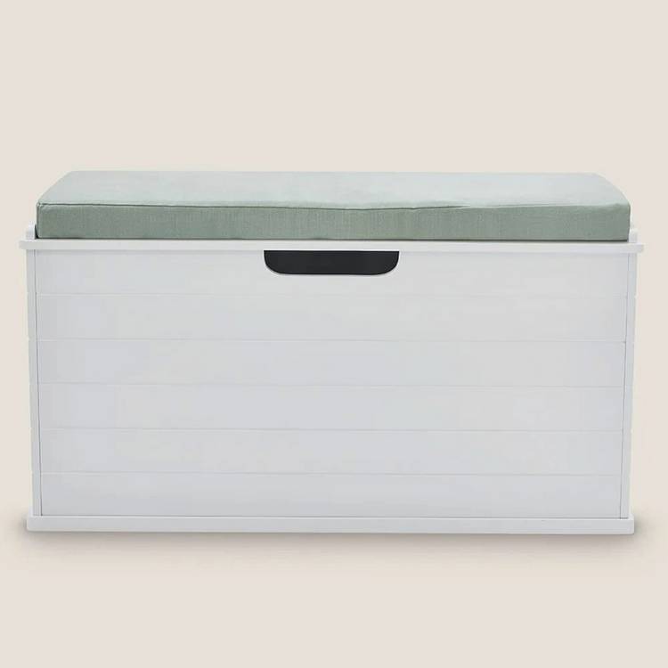 Great Little Trading Company Toy Box Cushion - Mint Green 0