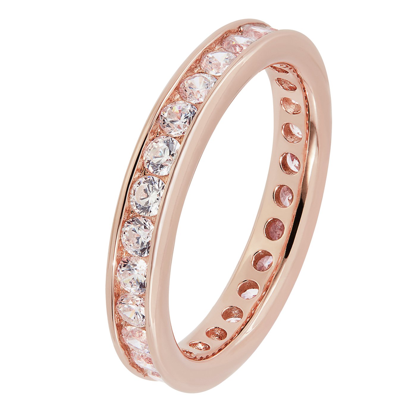 Revere 9ct Rose Gold Plated Full Eternity Ring Review