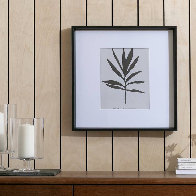 Habitat Black Wooden Picture Frame - 4x6" 0