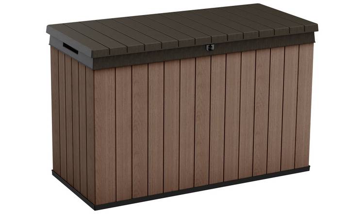 Keter Darwin 662L Outdoor Garden Storage Box - Brown